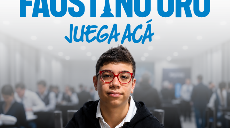 Visit Argentina patrocinará a Faustino Oro, el joven argentino prodigio del ajedrez